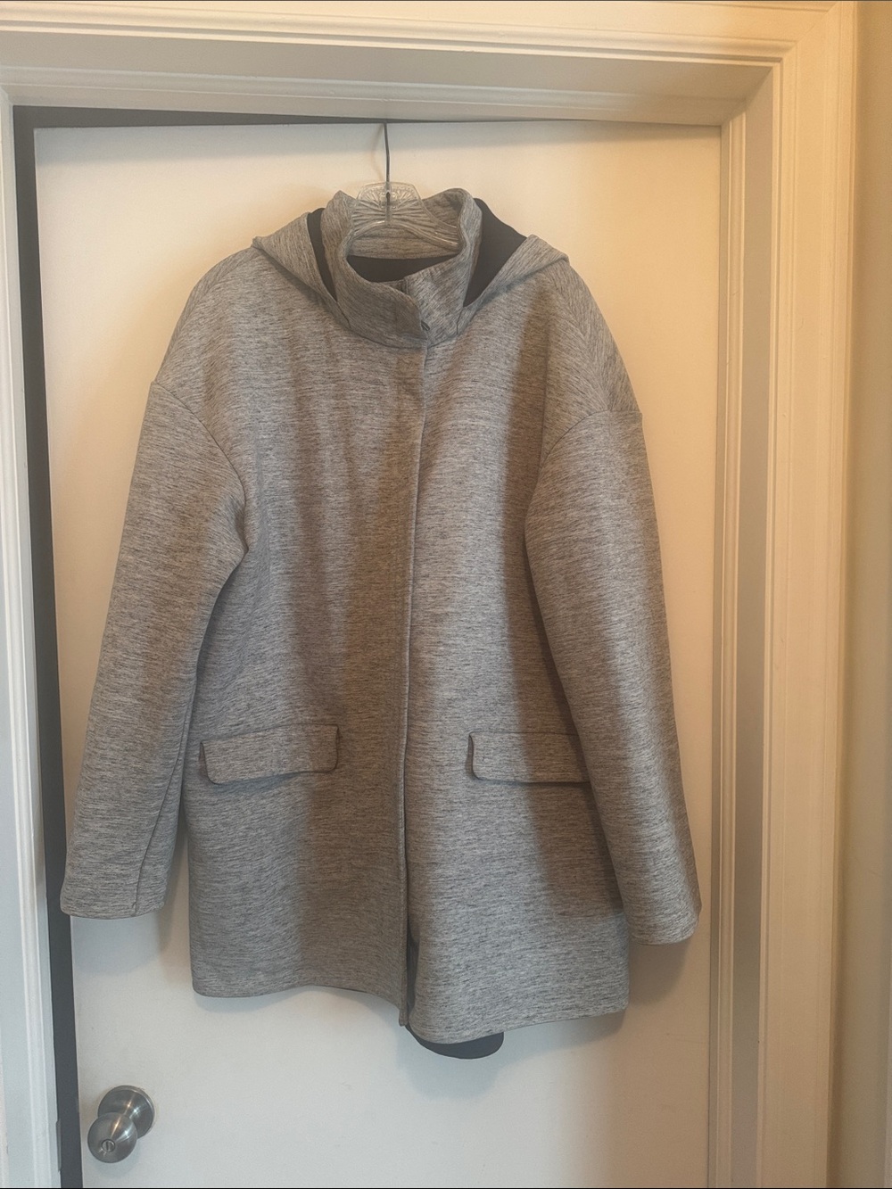 Lululemon Women's Gray Hooded Coat
